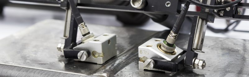 ultrasonic probe testing welding steel